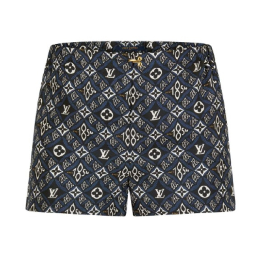 LOUIS VUITTON Since 1854 Silk Twill Shorts